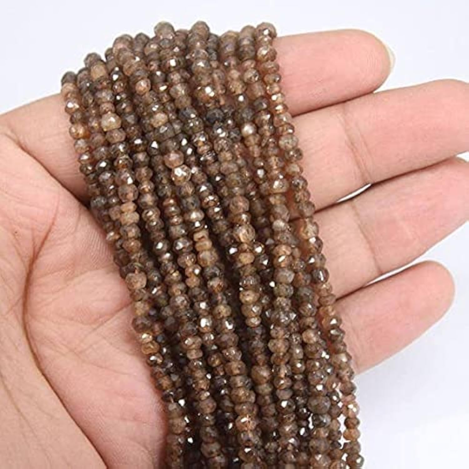 Perles andalousite rouge en vrac pour réparer et personnaliser vos colliers