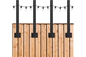 Outdoor String Light Suspension Poles for Outside String Light Hanging