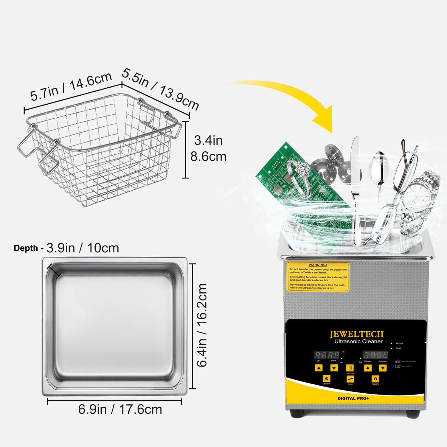 Jeweltech Ultrasonic Cleaner