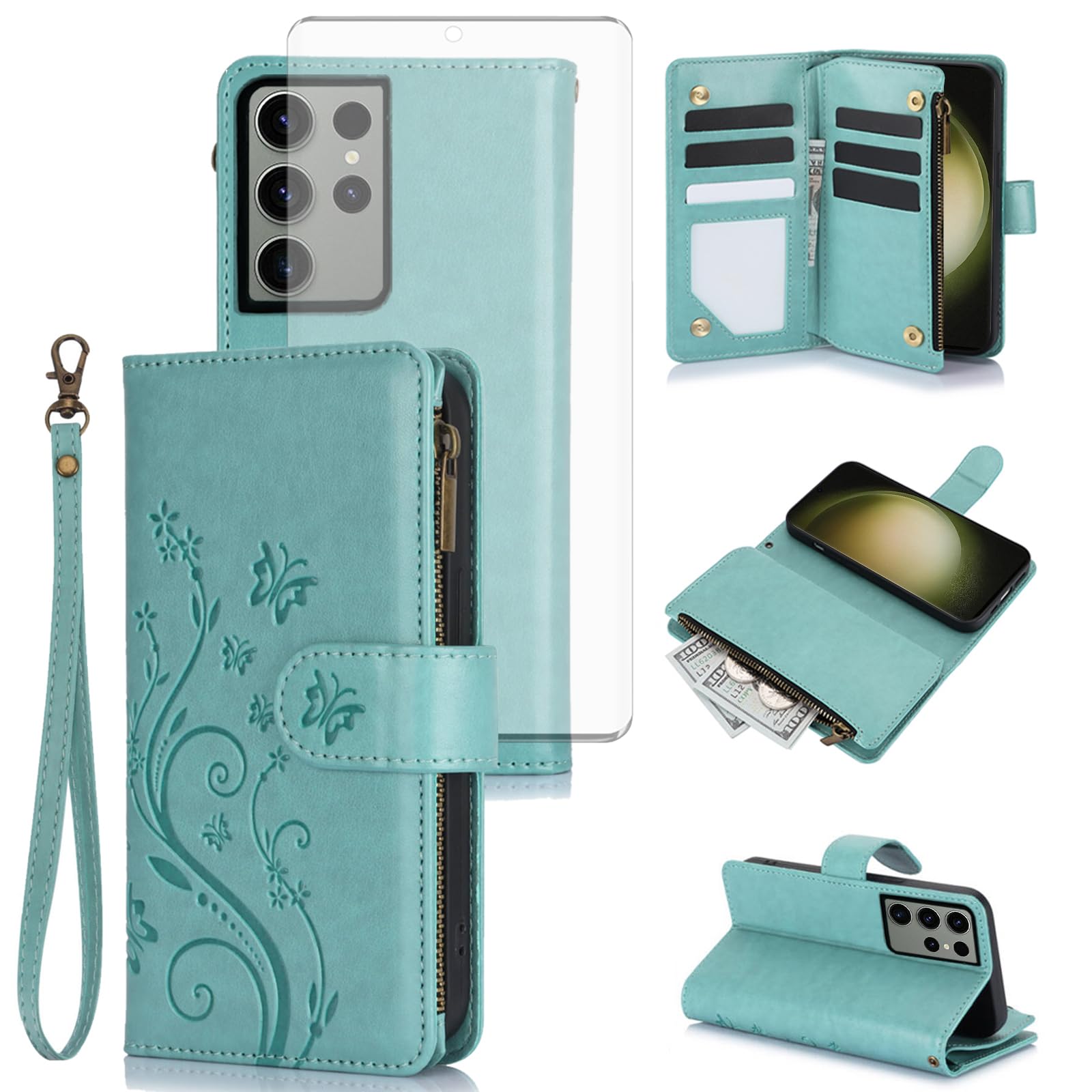 Coque Samsung S23 Ultra YM020 UK Vert contre rayures du quotidien - 8
