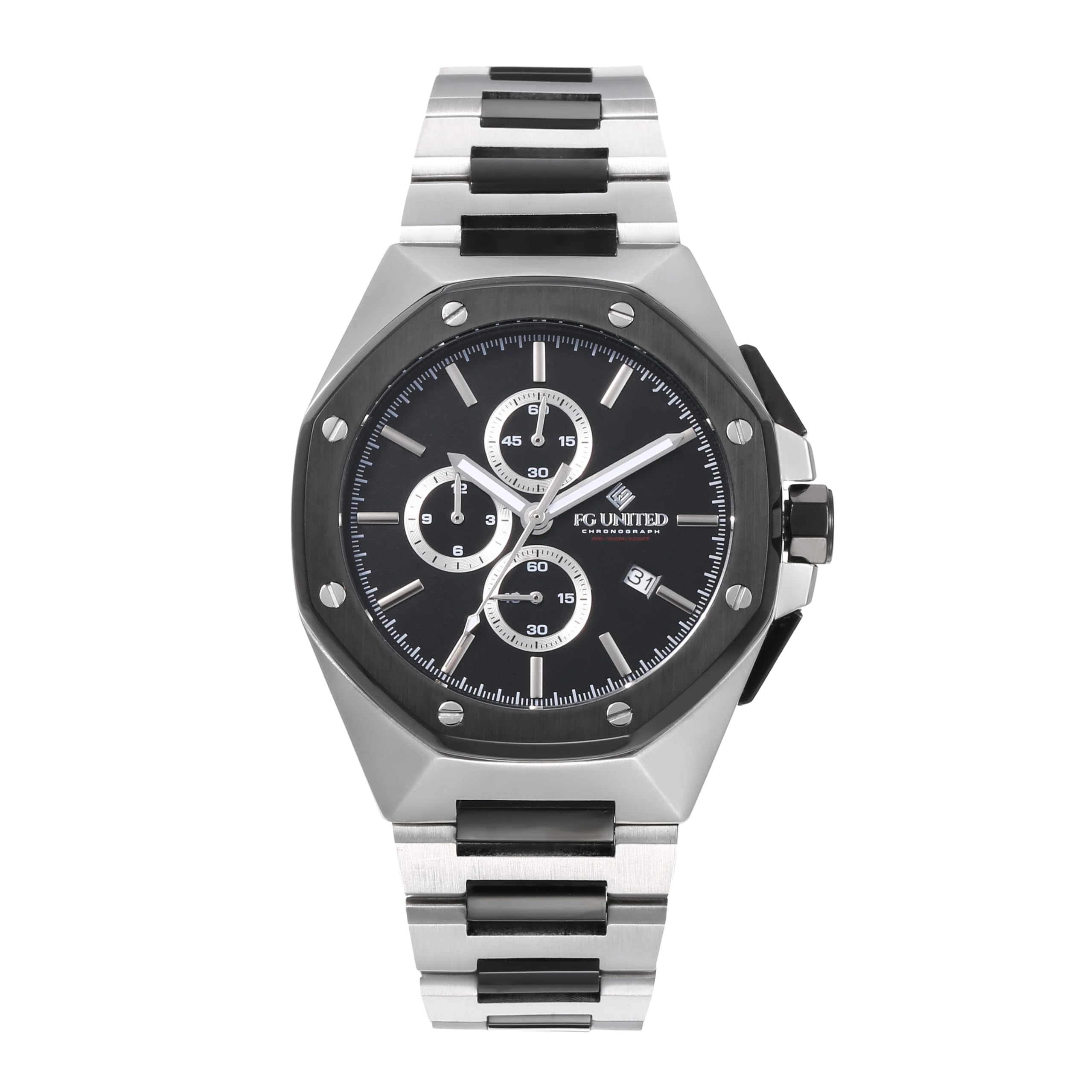 FG UNITED Primo Men’s Chronograph Stainless Steel Watch- FG9002