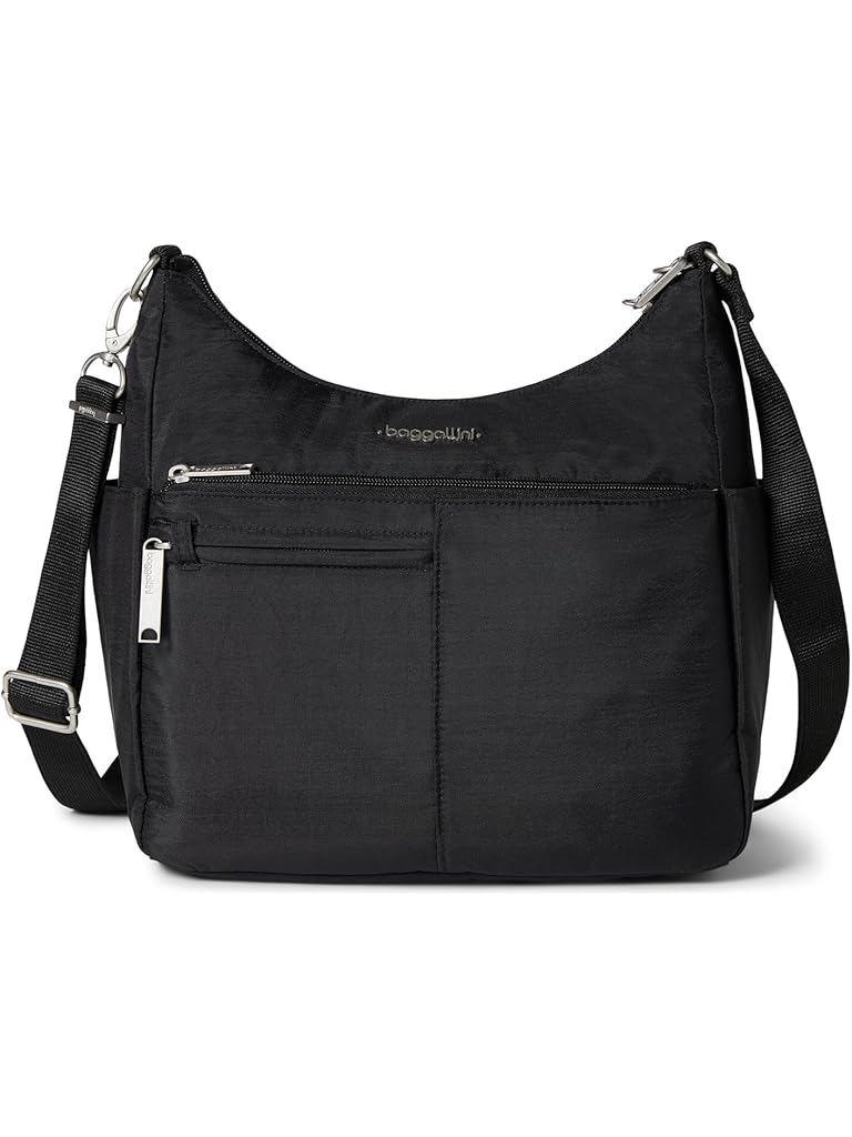 Black Baggallini Securtex™ Anti-Theft Free Time Crossbody
