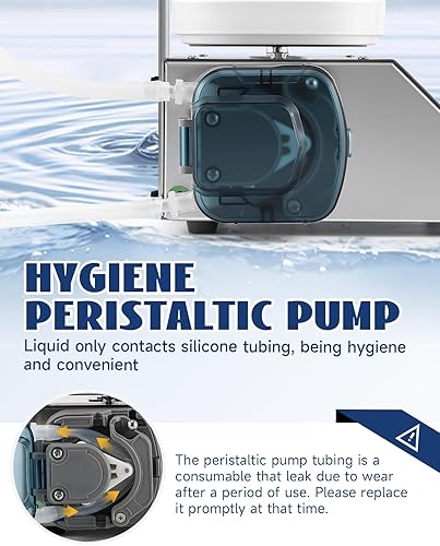 Miniatura 5 de Hanchen Máquina de llenado de líquidos Máquina de llenado de botellas Bomba peristáltica Máquina embotelladora de 0.11-3.53 oz para pesaje de