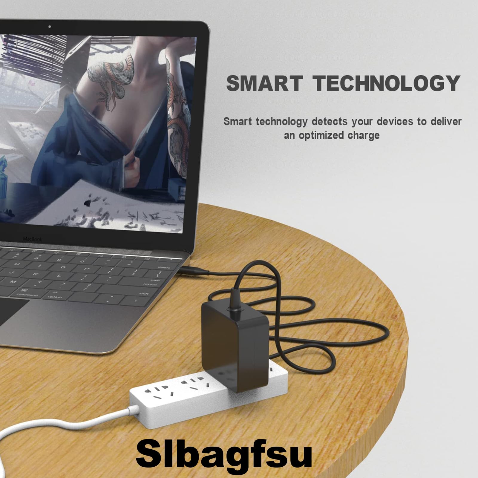 Amazon.com: Slbagfsu Universal 45W USB C Laptop Charger Compatible