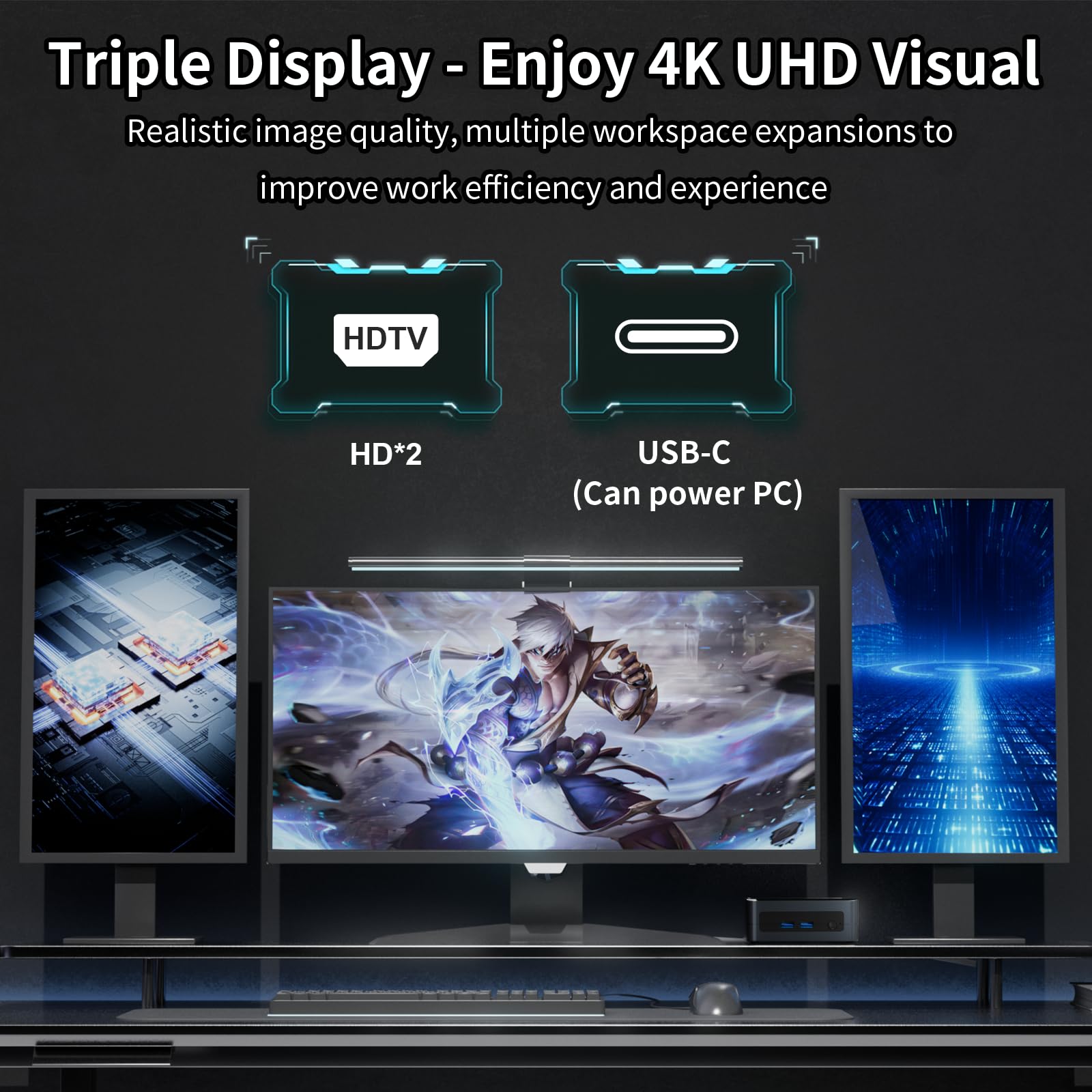 Amazon.co.jp: ミニPC AMD Ryzen 5 3580U 4コア8スレッド（最大3.7GHz