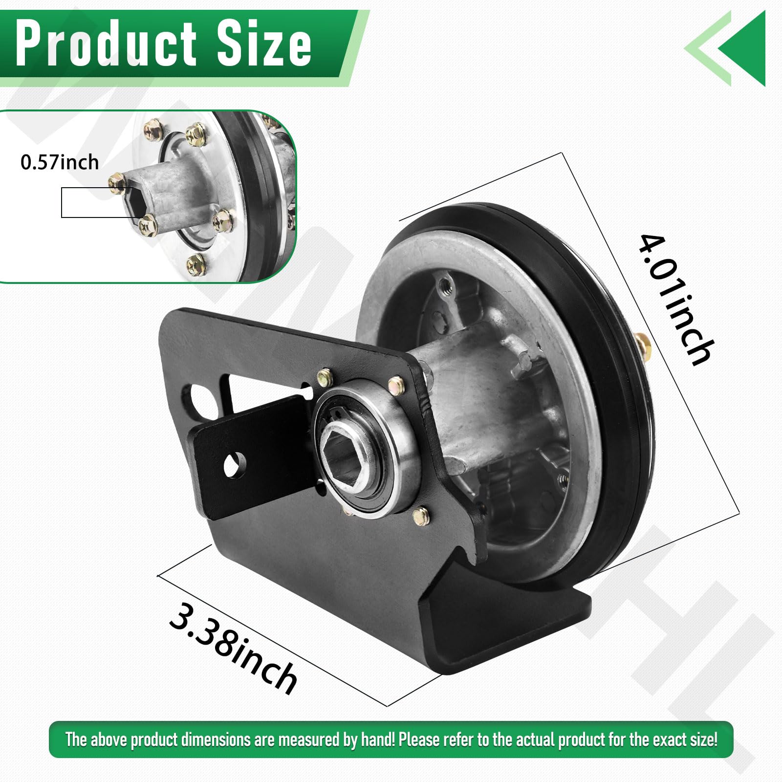 7600109YP 240-440 - Conjunto de cubo de transmisión compatible con S-Napper 7061276, 7073390, 7600109, 5-3225, 5-7444, 5-3217, 6-1276 autopropulsados para cortacésped
