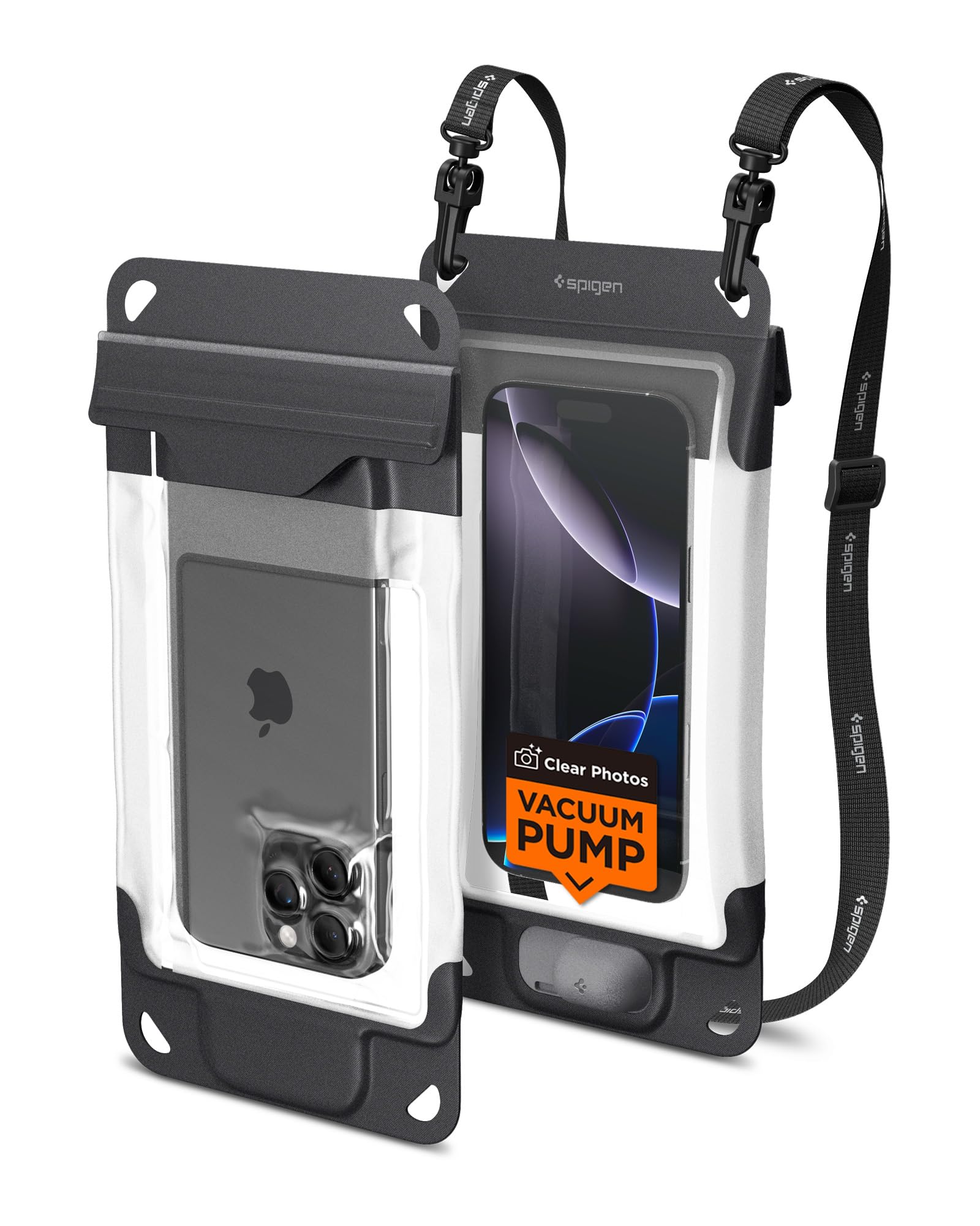 Amazon.co.jp: Spigen【真空ポンプ付き / 最大8.3インチ対応】スマホ