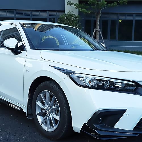 Miniatura 5 de KELEIMAI Accesorios de automóvil para Honda Civic 11 generación 2022 2023, faros delanteros deportivos para automóvil, calcomanías de faros