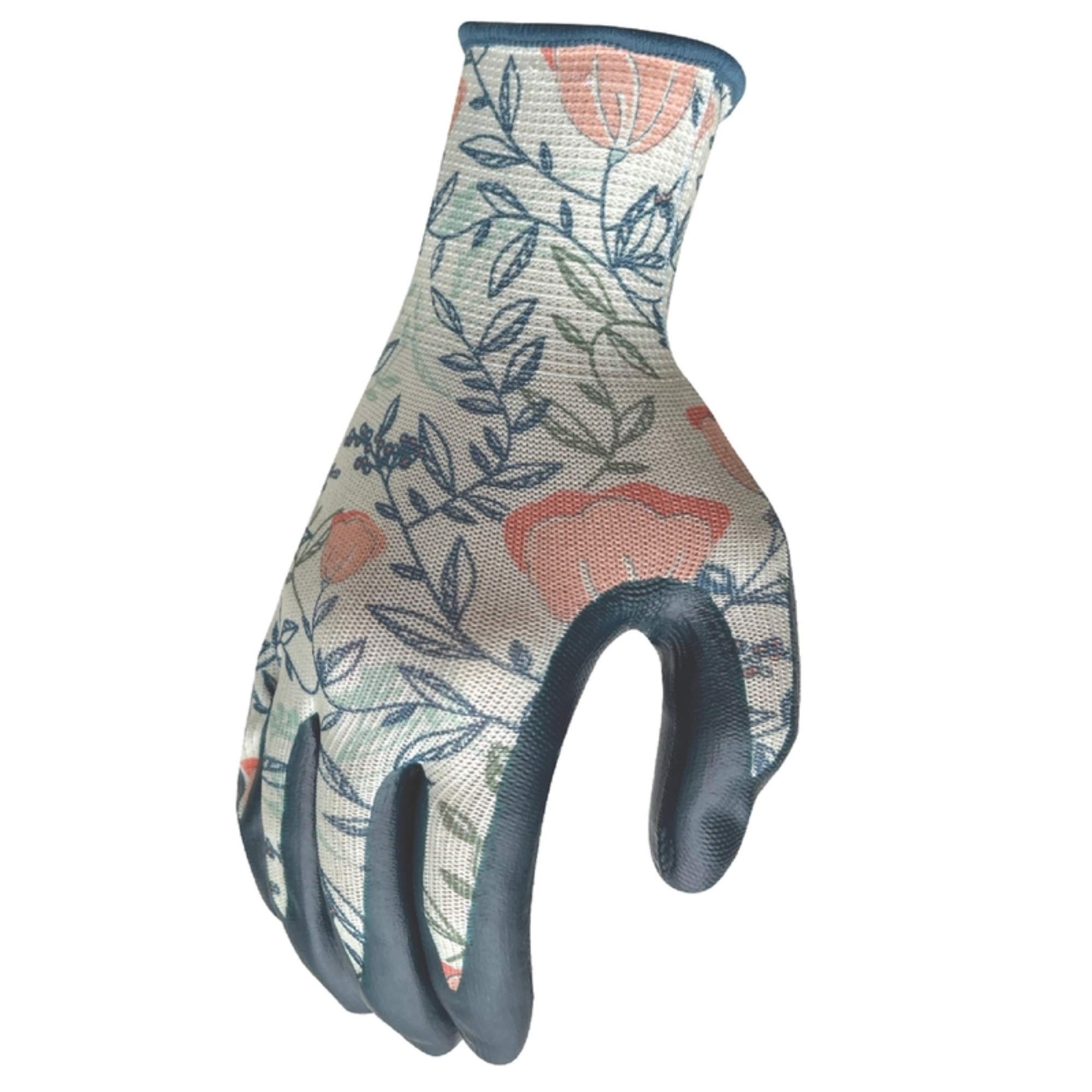 Digz Women's Medium Nitrile Coated Garden Gloves