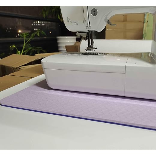 HONEYSEW Stay In Place Sewing Machine Muffling Mat Reduce Sewing Machine Vibrations, Movement and Slipping for Sewing Embroidery Machine and Sergers Accessory
