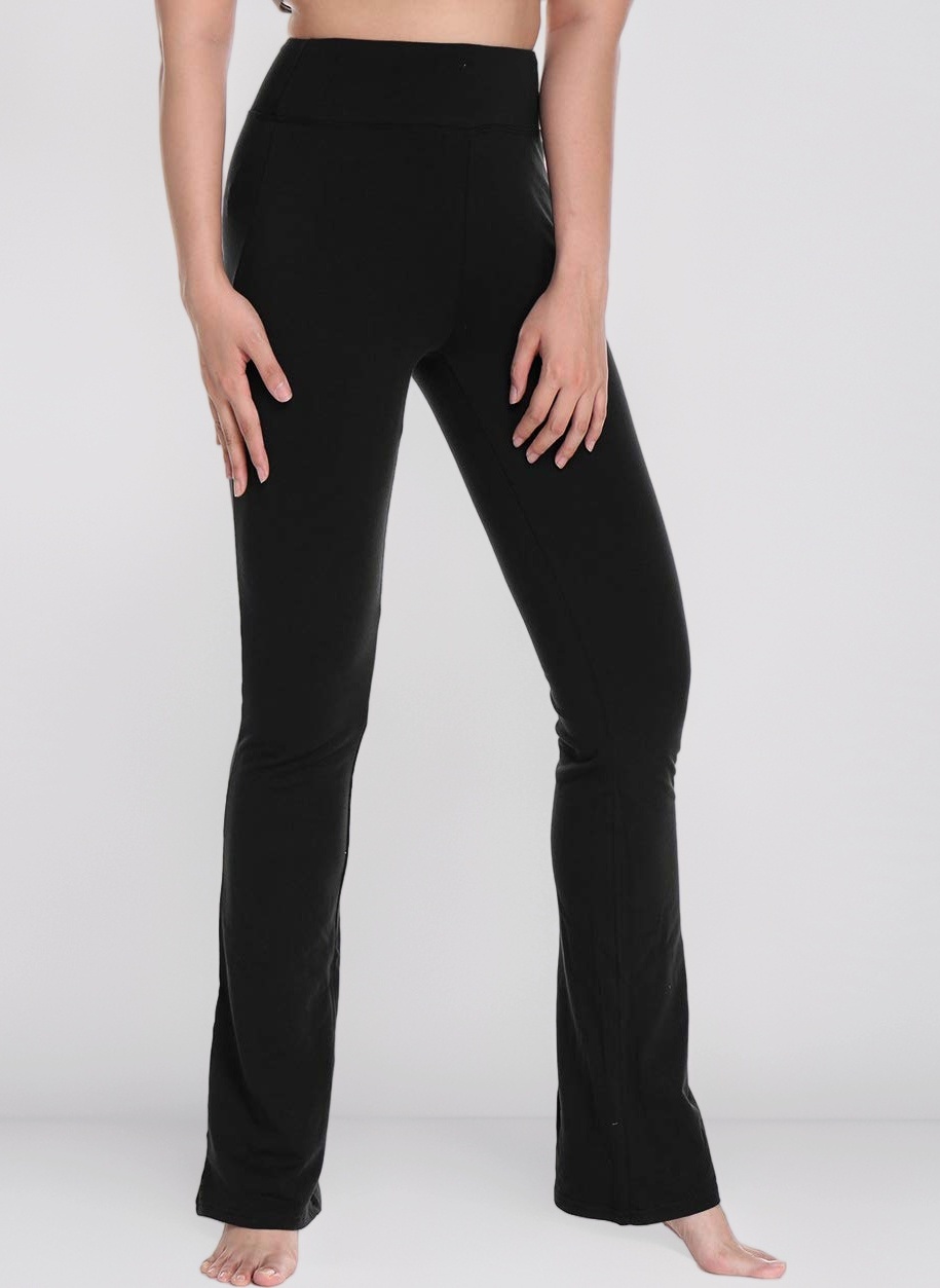 Flared Leggings for Women Scrunch Bums Leggings High Waisted Gym Trousers Tummy Control Workout Bootcut Yoga Pants