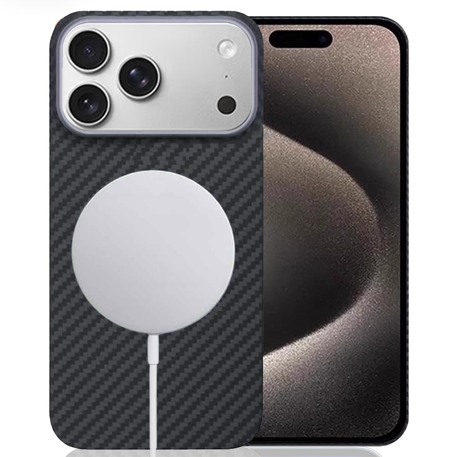 Coque iPhone 17 Pro fibre aramide texture carbone et ultra légère - 8