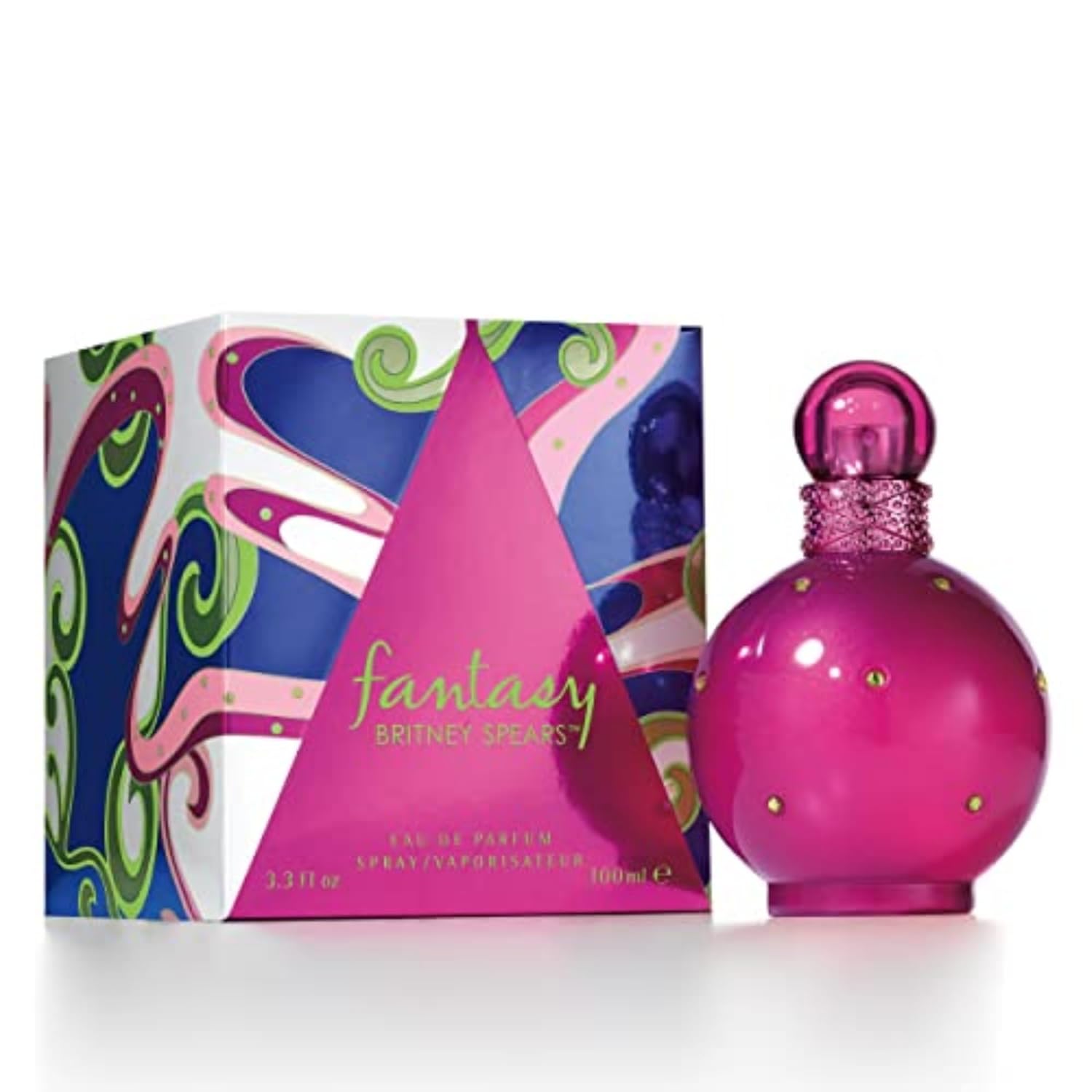 Britney Spears Women’s Perfume, Fantasy, Eau De Parfum EDP Spray for Women, 3.3 Fl Oz