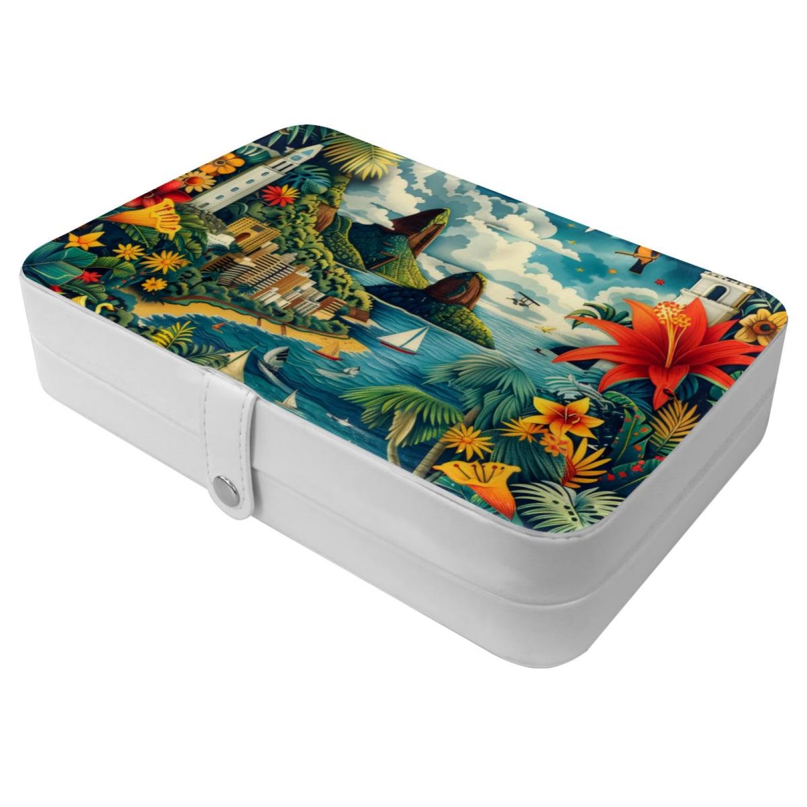 Boîte à bijoux de voyage compacte idéale pour organiser vos week-ends