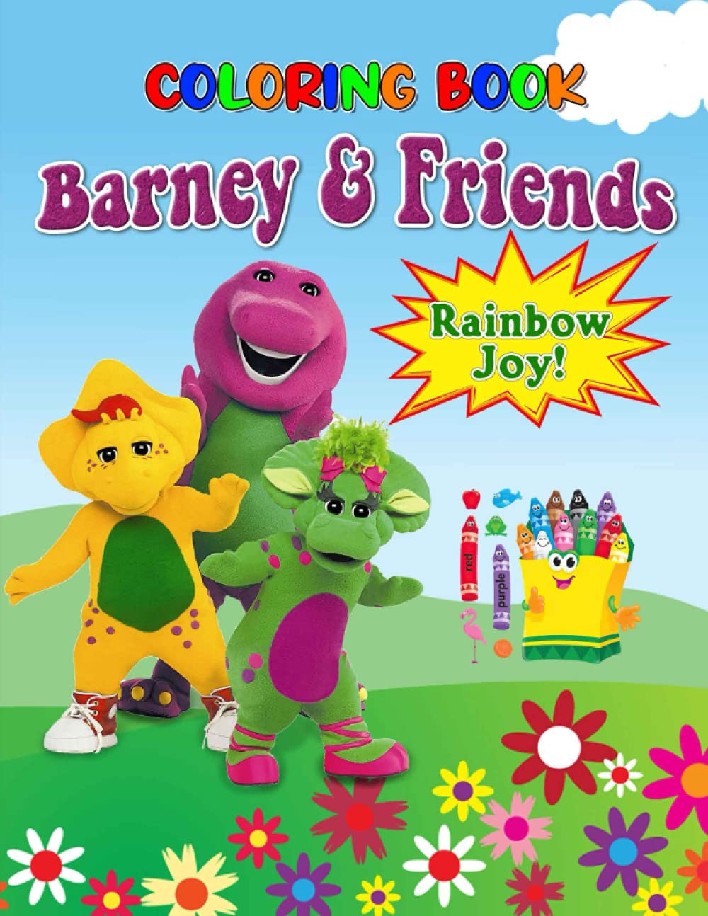 Buy Rainbow Joy! - Barney & Friends Coloring Book: Easy And Fun