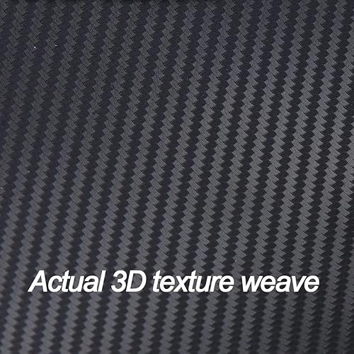 Vista 5 de LZLRUN Compatible with Bowtie Logo Wrap Stickers Cut-Your-Own Emblem Overlay DIY Decals for Chevy (11.8 Inch x 4 Inch) (Black Carbon Fiber)