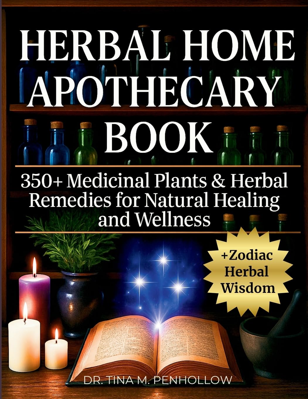 Herbal Home Apothecary Book: 350+ Medicinal Plants and Herbal Remedies for Natural Healing and Wellness - Full Color Edition