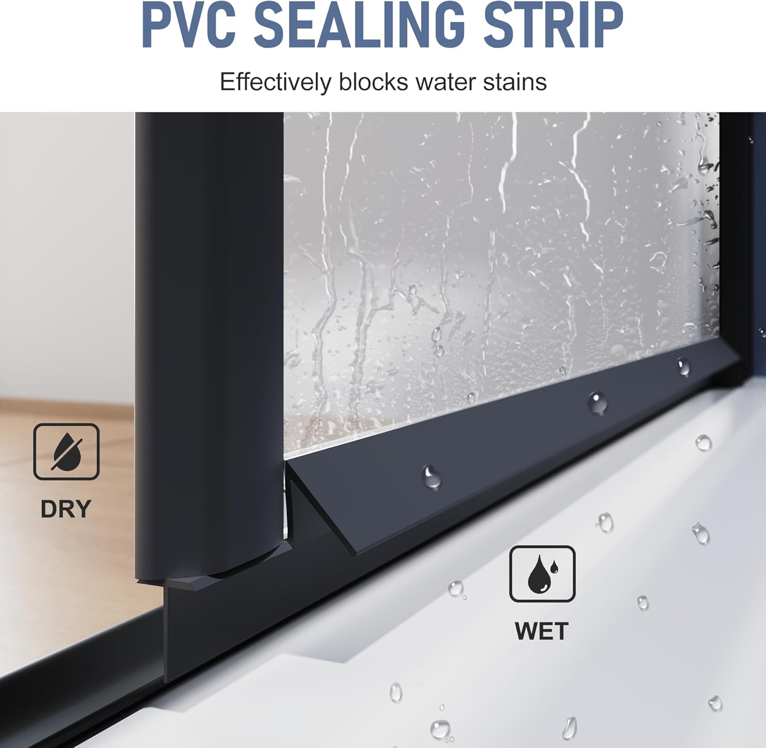 SUNNY SHOWER Pivot Shower Door 40" W x 75" H, Double Swing Door with Screen Printing, Frameless Pivot Swing Glass Door, 1/4"(6mm) Tempered Glass, Adjustable, Black Finish
