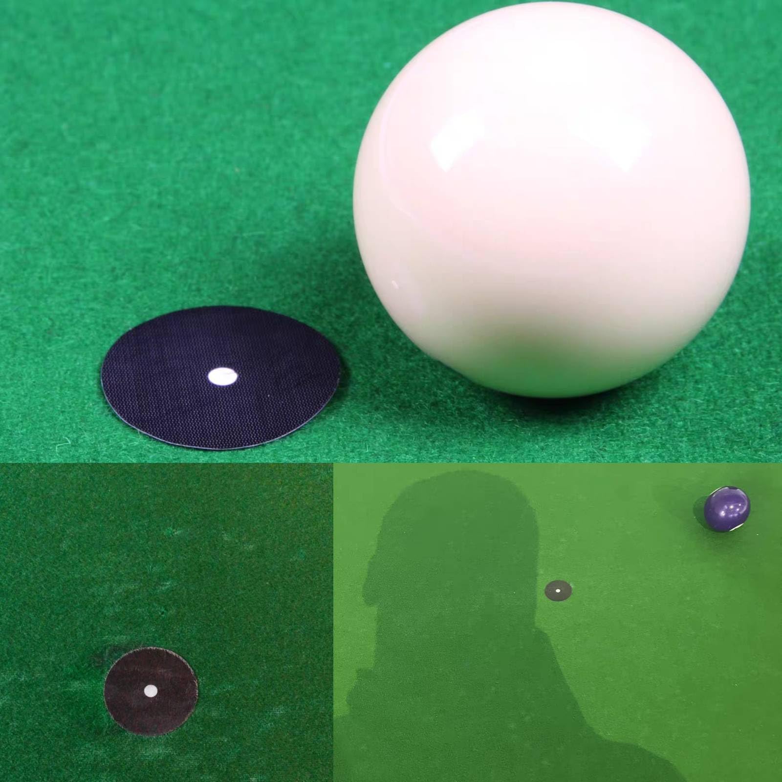 Localisateur de Billard, Autocollant de Point de Bille de Table, marqueur de Table de Billard Autocollant de Point de Bille de Table de Billard Accessoires de localisateur de Boule Blanche