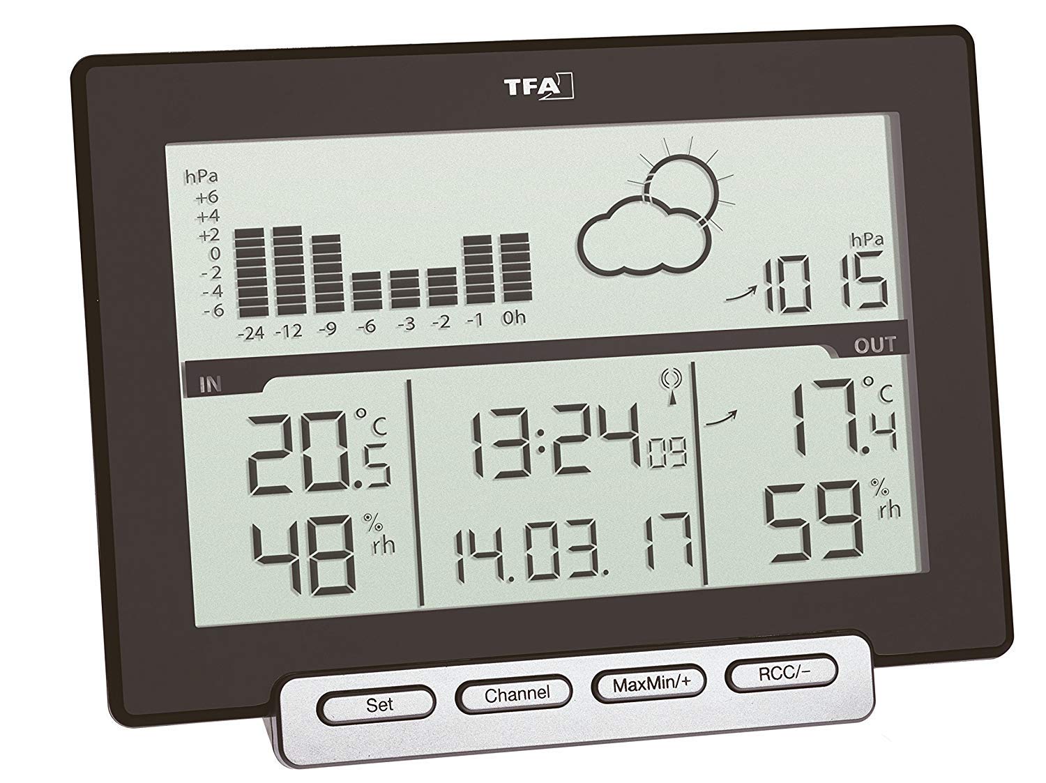 TFA Dostmann Meteo SENS 35.1139.01 Stazione Meteo Radiocontrollata Con termica hygroau ssen trasmettitore