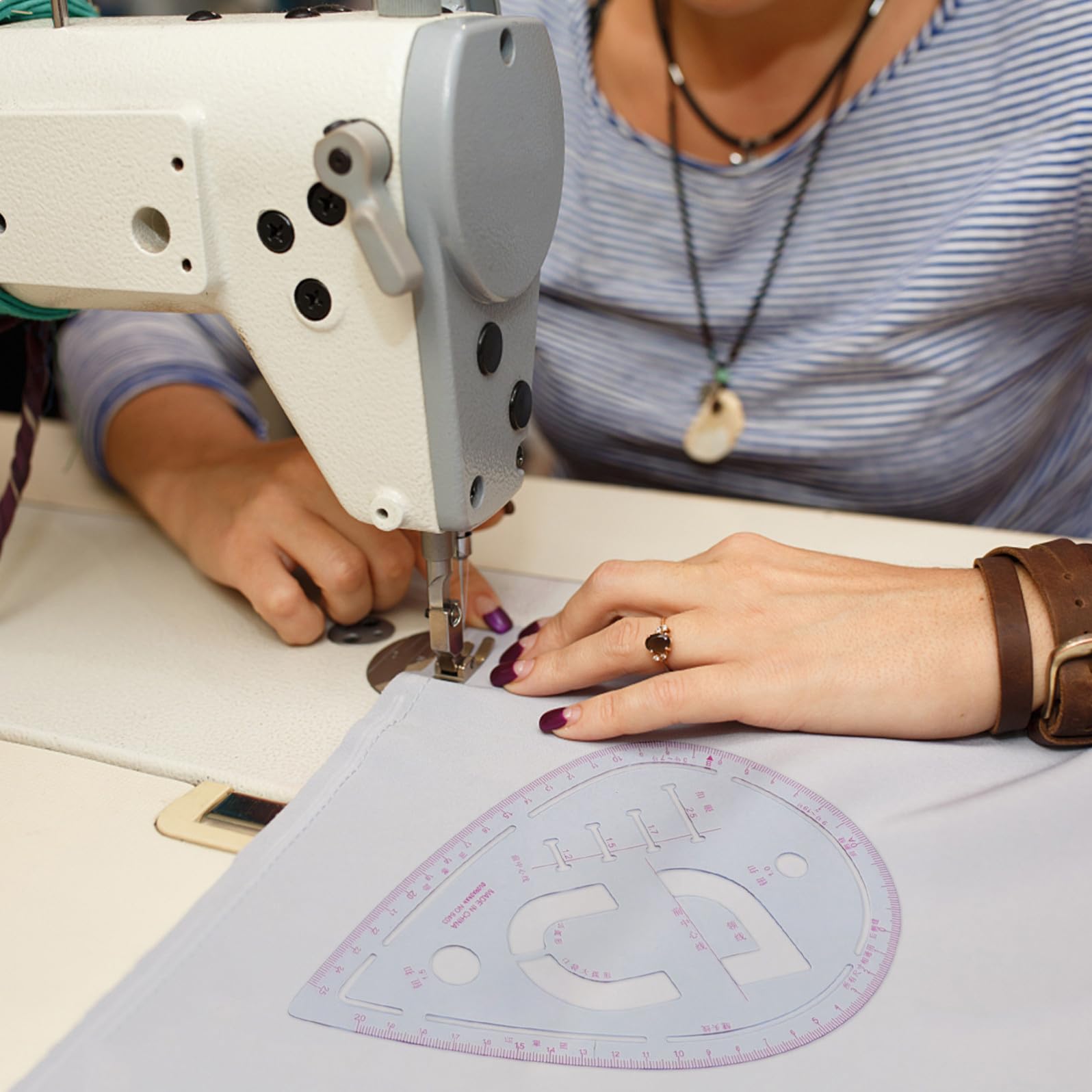 Genérico Reglas para Corte y Patronaje de Tela, Set de 6 Piezas de Plástico Ligero para Diseño de Ropa y Muestreo, Uso en Manualidades y Educación de Costura