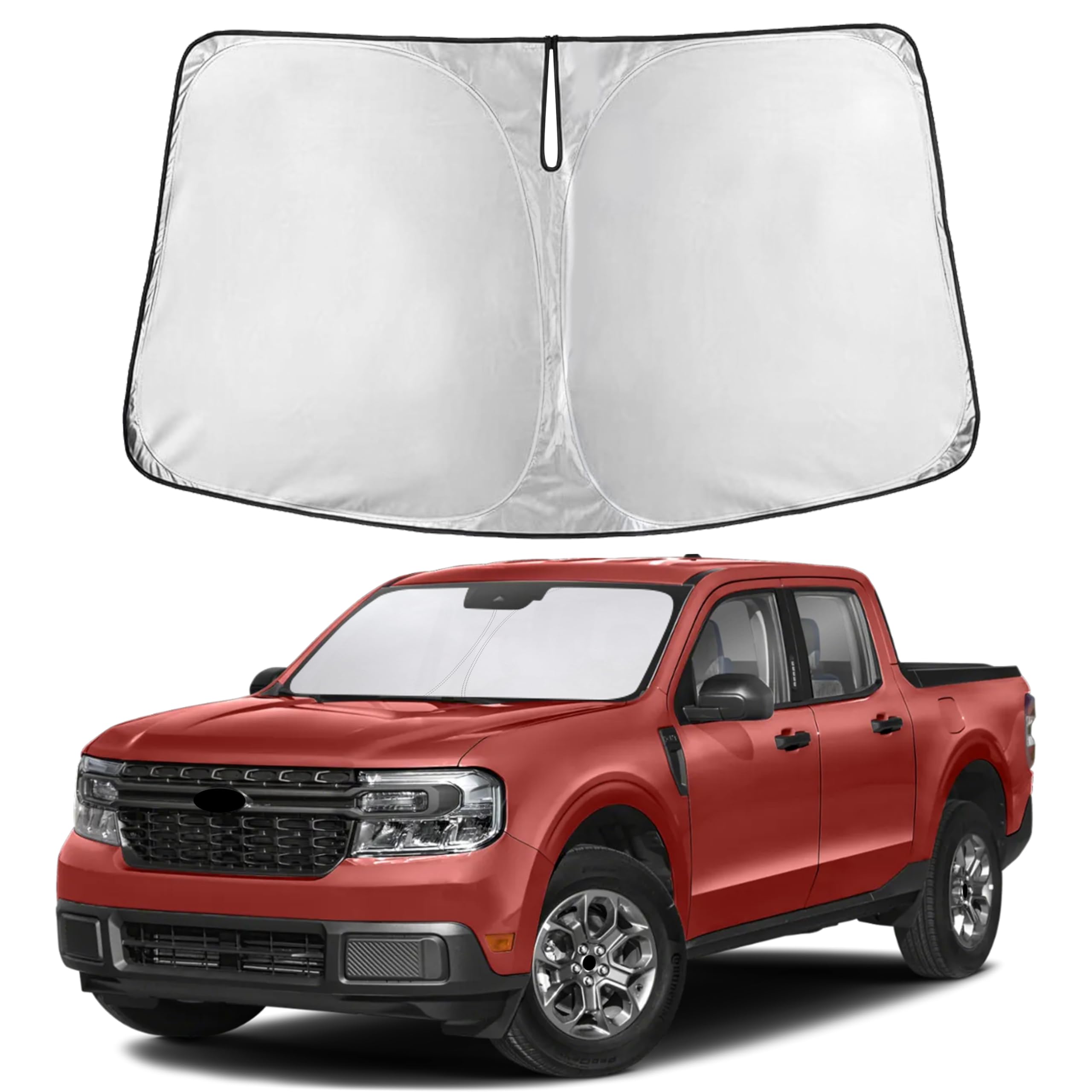 EcoNour Windshield Sunshade Compatible for Ford Maverick 2021-2025 2026