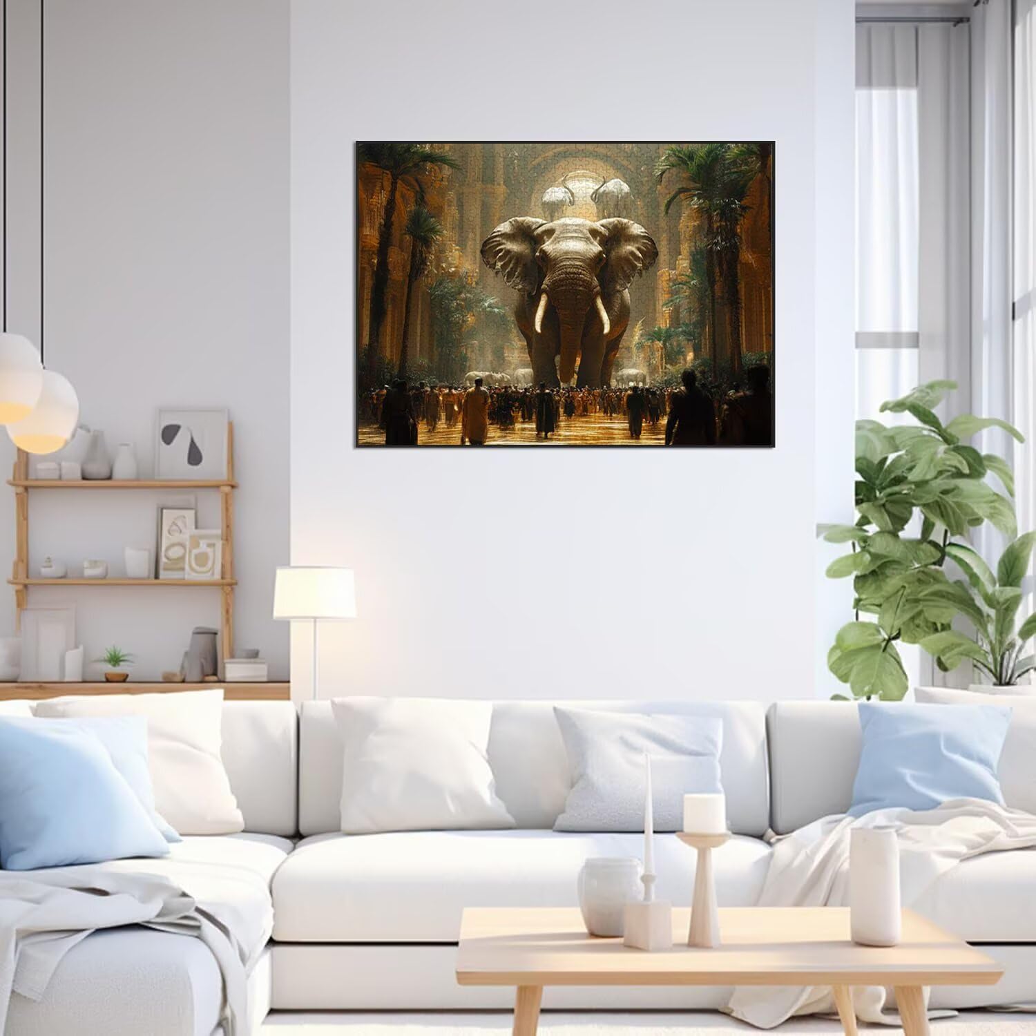 Puzzle 6000 Pezzi Elefanti Puzzle Classici per Gioco Familiare, n-89 | Impossibile Puzzles, Intrattenimento Creativo, Rilassamento Intelligence, Regalo per Amore e Amico, Decorazioni Casa, Animali