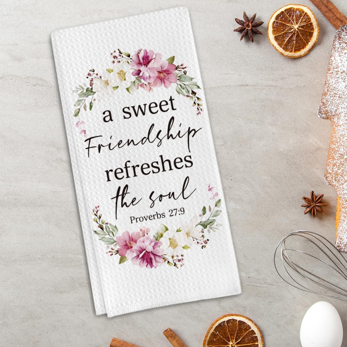 Christian Gifts Kitchen Towels for Friends, Religious Gifts Decorative Towels for Bar Kitchen Bathroom - Image 3