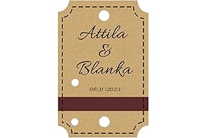 Personalized Sparkler Tags with Match Strike