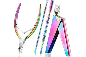 Professional Rainbow Salon Nail Clippers Manicure Set