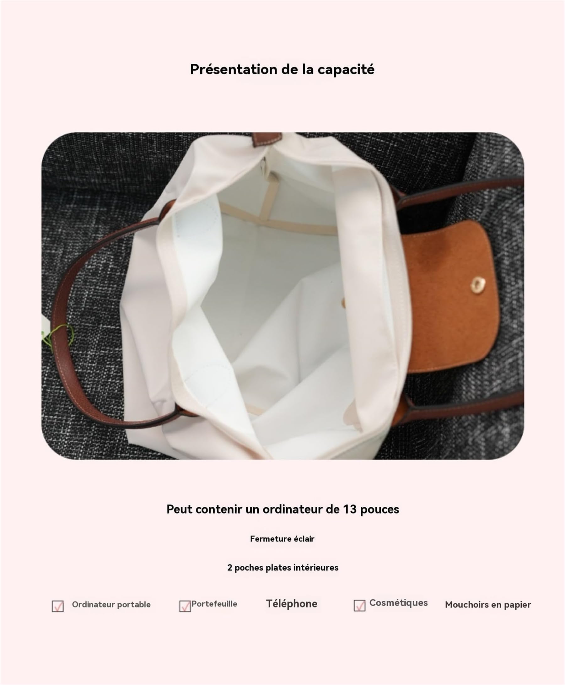 Schultertaschen für Damen, Umhängetaschen mit großer Kapazität und leichten Schultertaschen, perfekt für Arbeit, Reisen und Schule