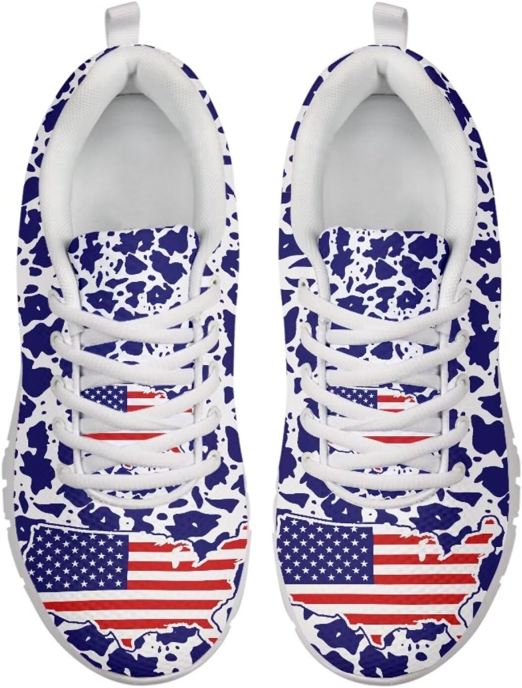 POLERO Lightweight Sneakers Shoes for Women Casual Breathable Mesh Running Training Shoes