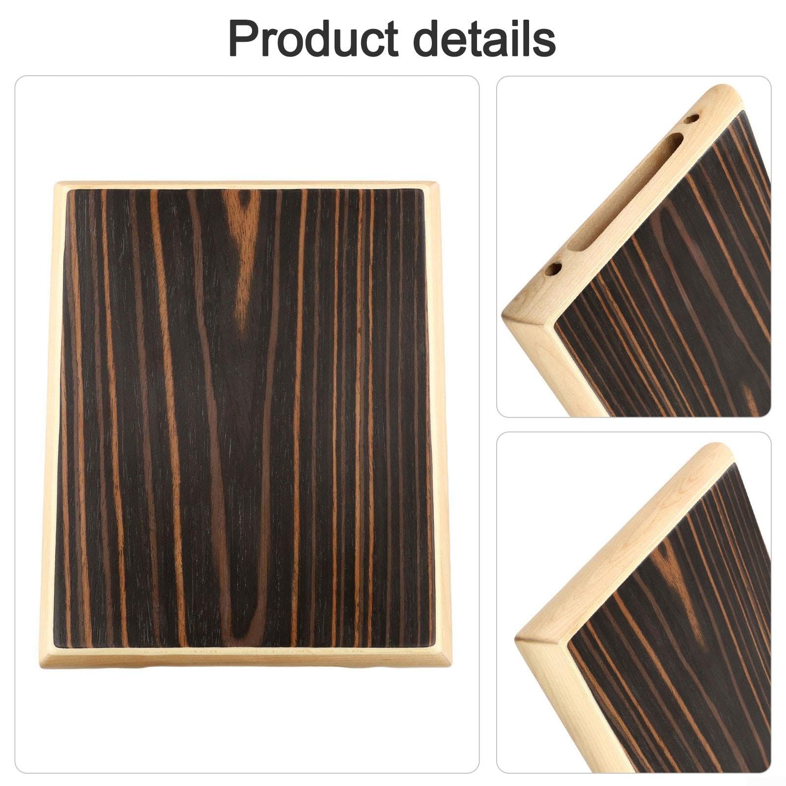Cajon Bois Bouleau 45cm Cordes Guitare Intégrées(PAD2)