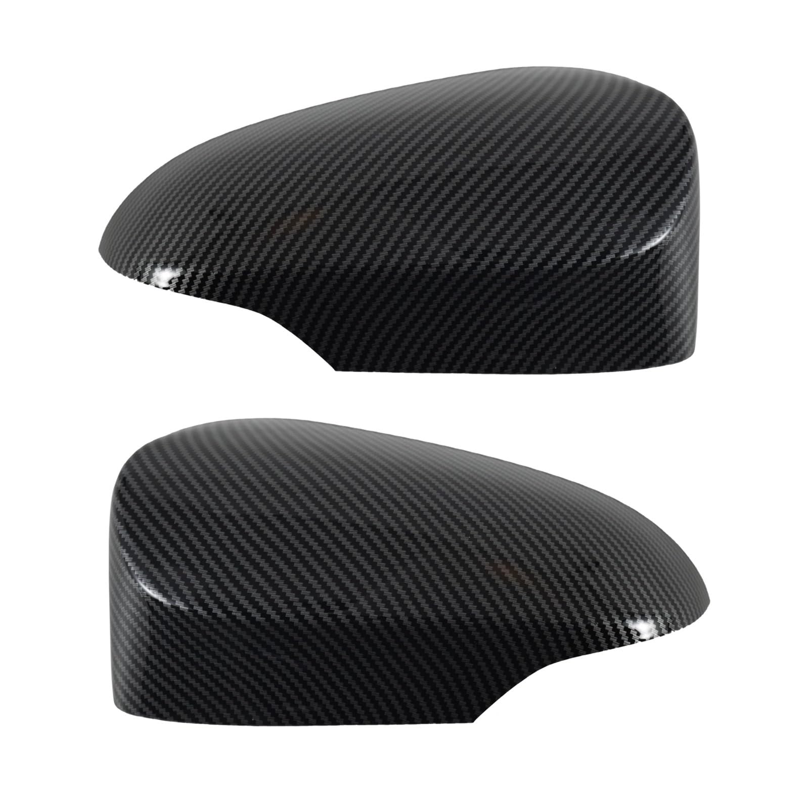 FVYRH Carbon Fiber Plastic Rearview Mirror Housing Compatible with Toyota Corolla 2014-2019 Protective Shell 87945-02930 87915-02930(A Pair)