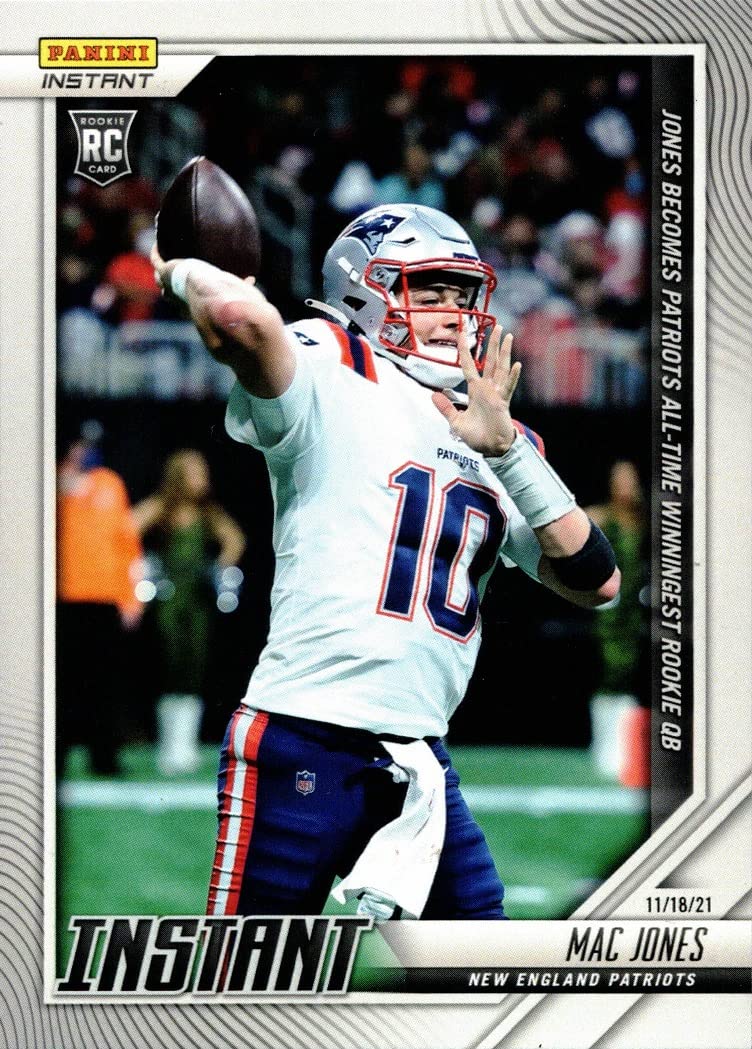Amazon.com: 2021 Panini Instant Football #106 Mac Jones Rookie Card - Only  5,484 made! : Collectibles & Fine Art