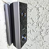 SplashNColor Doorbell Angle Mount Compatible with AOSU Security Camera Wireless No Subscription - Adjustable 15 Degree Bracket for Video Doorbell Cameras - Weather-Resistant Design