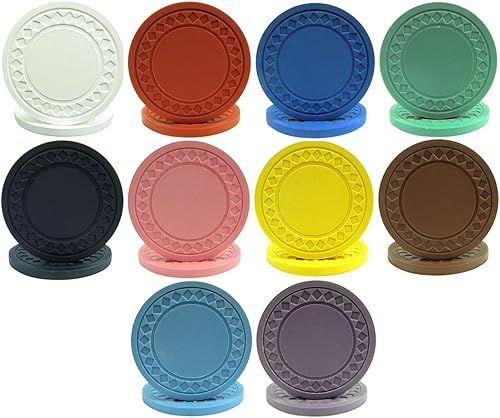 Miniatura 4 de Super Diamond - Juego de póquer de 500 fichas de arcilla de 0.30 oz con estuche de aluminio