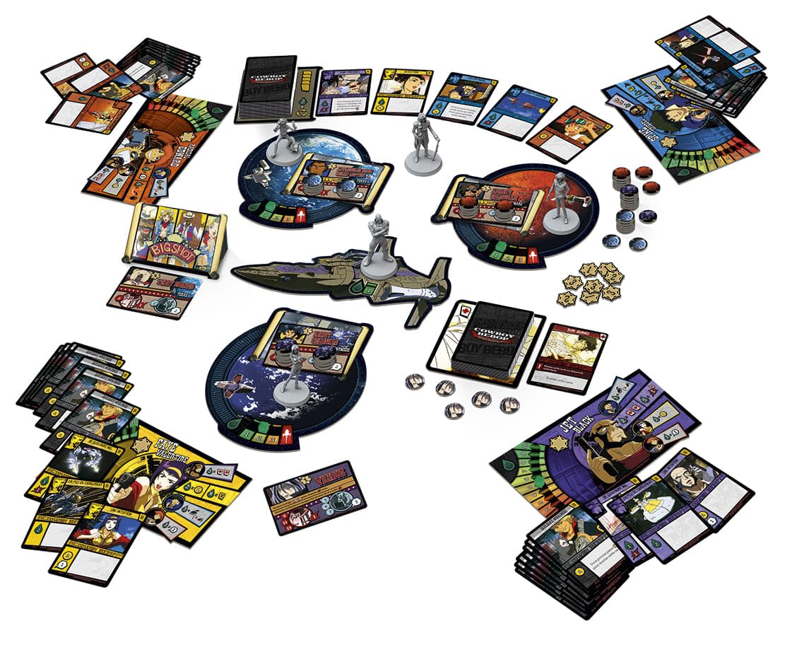 Don't Panic Games | Cowboy Bebop: Space Serenade | Gra planszowa | Od 14 lat | 2-4 graczy | 60 minut