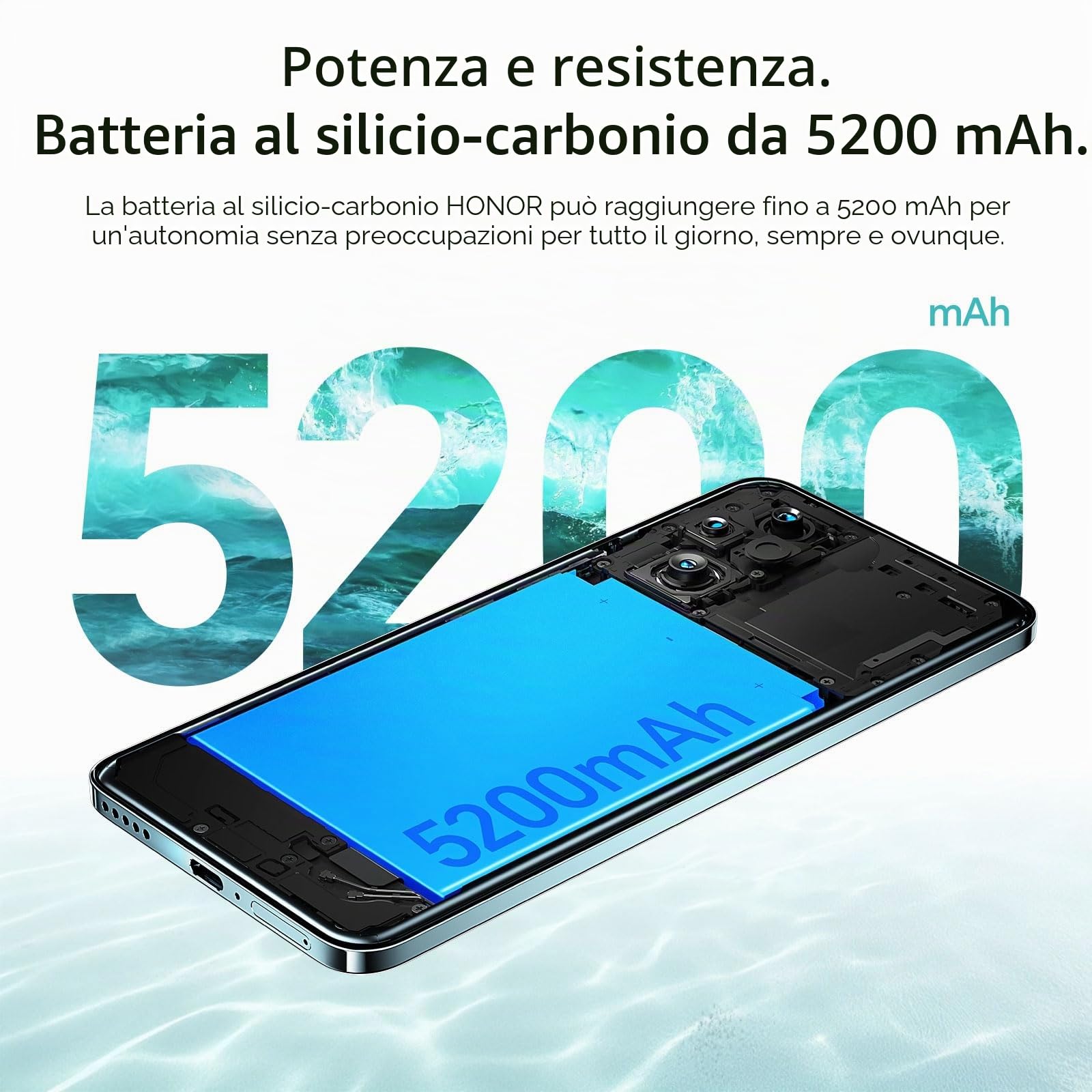 HONOR 200 Smartphone 5G NFC Dual SIM, 12GB RAM 512GB, AMOLED da 6.7 pollici telefono con tripla
