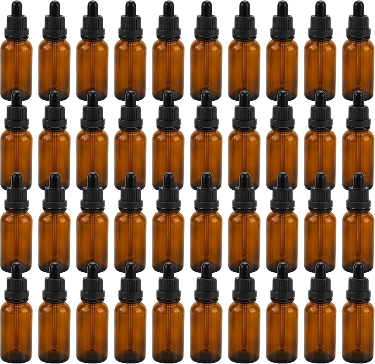 TWISAXC Dropper Bottles Stylish 1 Oz Dropper Bottles Glass Amber Glass Provides Good Sealing Achieving Maximum Preservation