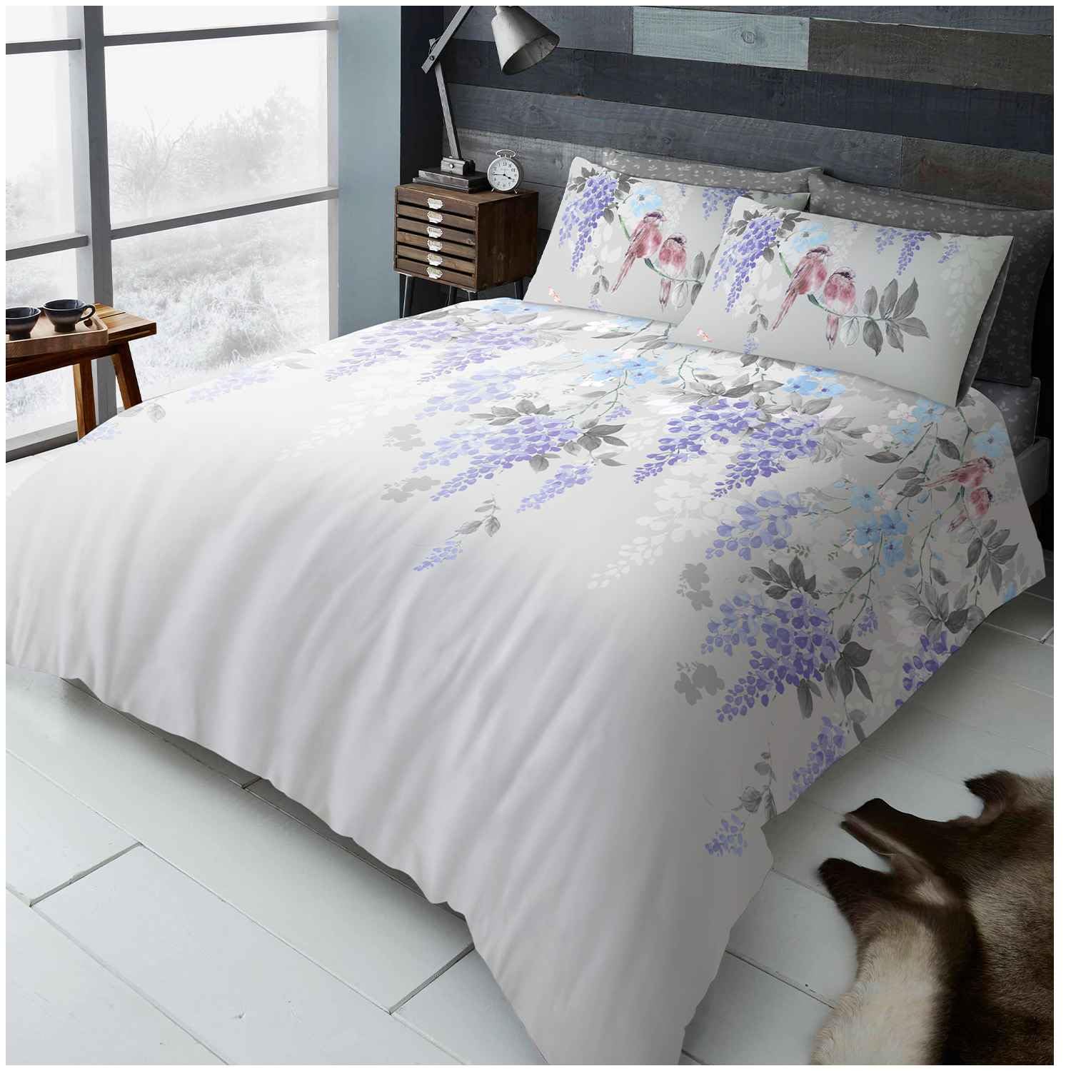 GC GAVENO CAVAILIA King Size Duvet Cover Sets With Fitted Sheet - Polycotton Complete Bedding Set With Pillow Cases