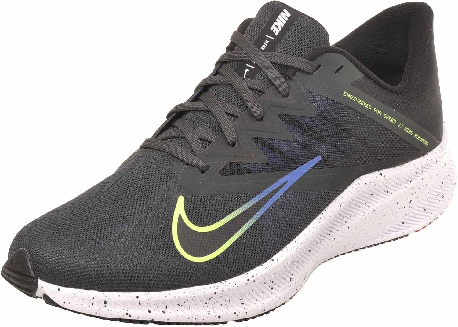 NIKE Men's Trail Running Shoes 10.5 Dk-smoke Grey/Black-smoke-game Royal