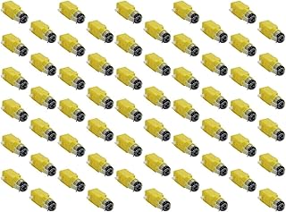 Xuulan Xianglaa-Motor 20 Pieces Robot Intelligent Car DIY Dual Shaft Gear TT Motor, for Robot Car MCU 7x2.2x1.8cm, Wide Range of Applications