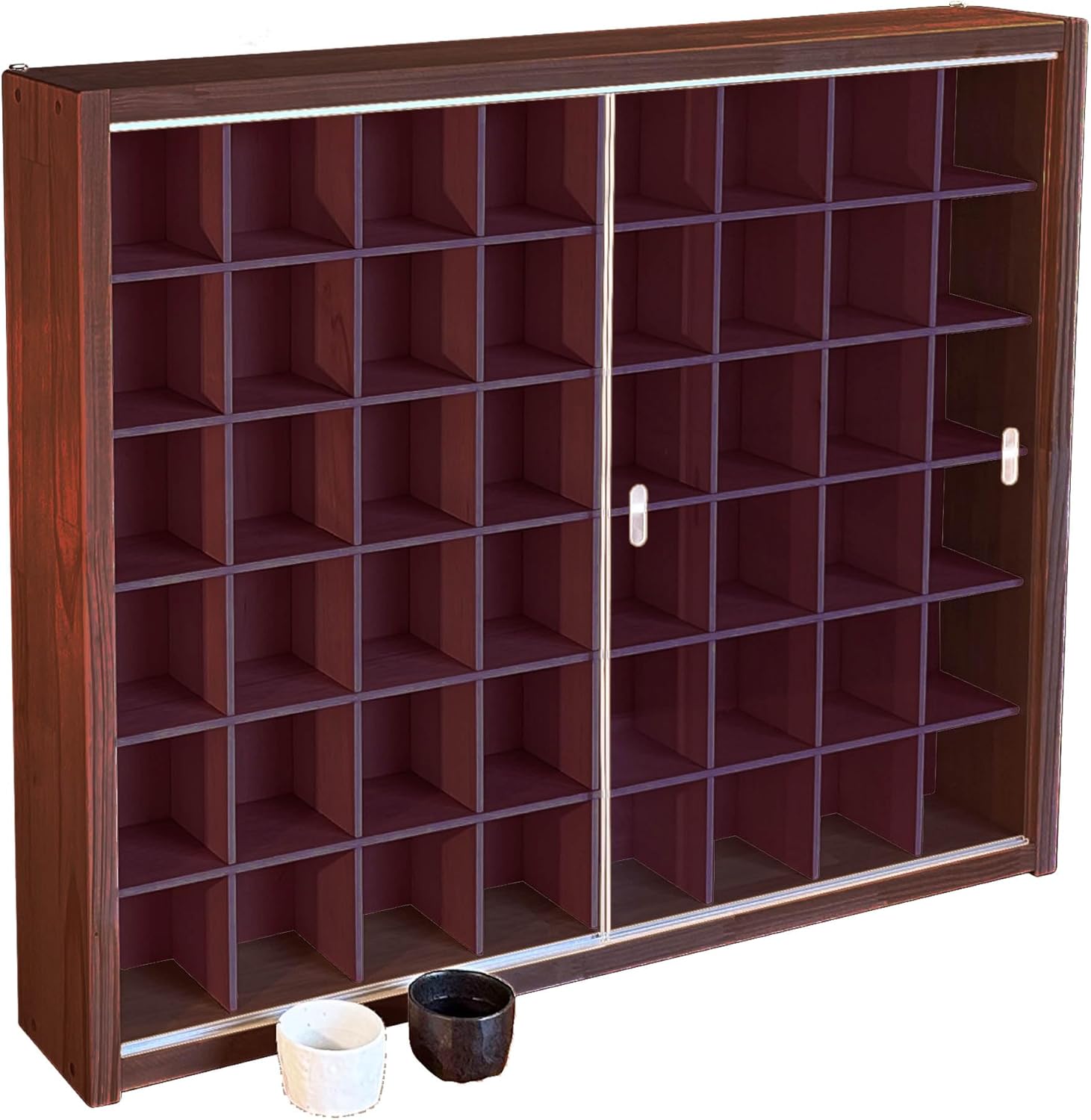 Amazon｜キュートジャパン お猪口 ディスプレイ 収納ケース 36マス