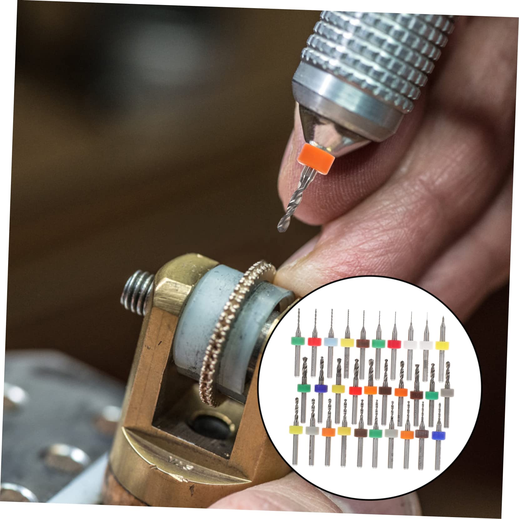 UKCOCO 60pezzi Punte Per Punte Trapano Per Stampati Tungsteno Per Incisione e Lavorazioni Precisione