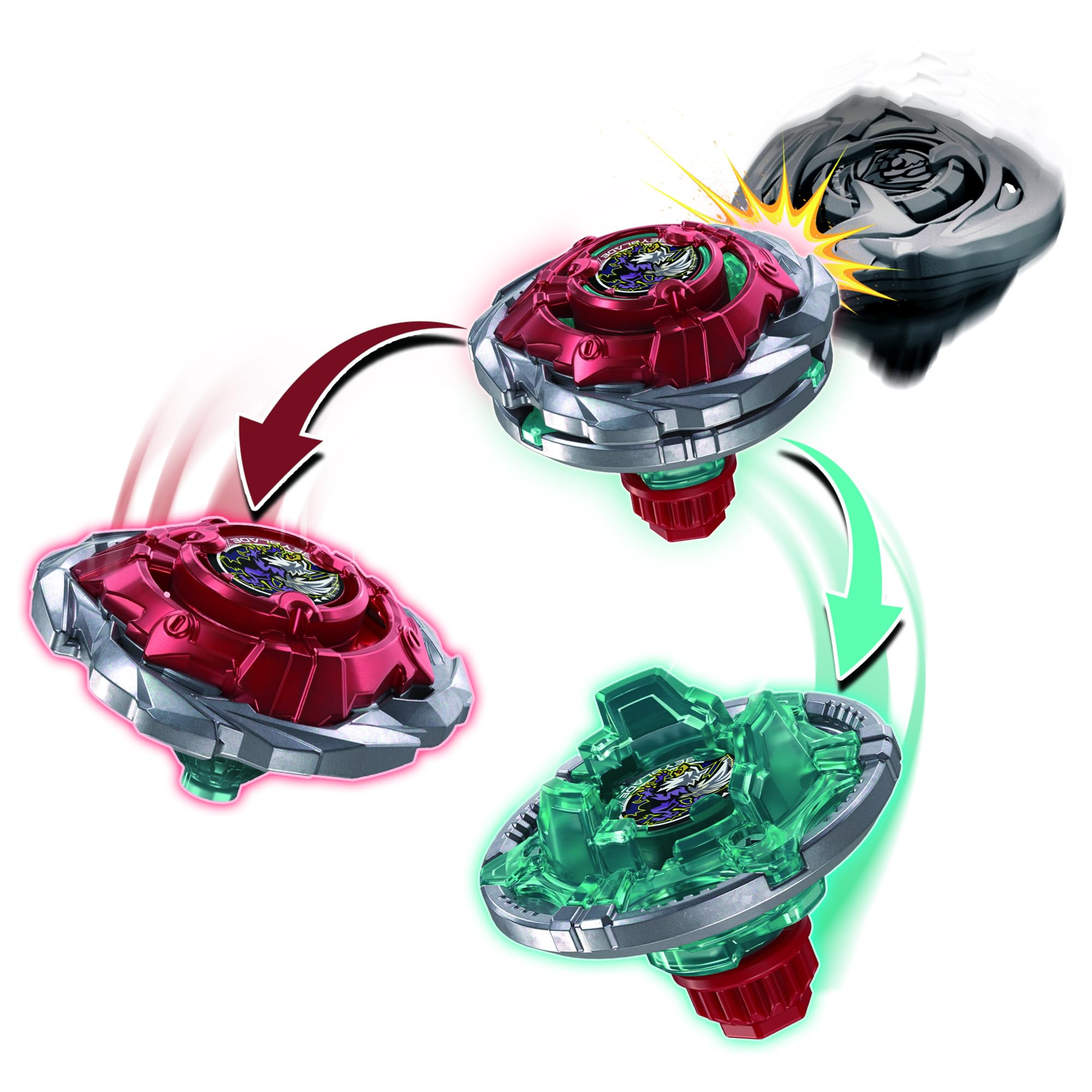 Beyblade X Rocket Griffon H UX Infinity zestaw startowy z wyważonym bączkiem bey i wyrzutnią Takara Tomy, bączki, od 8 lat