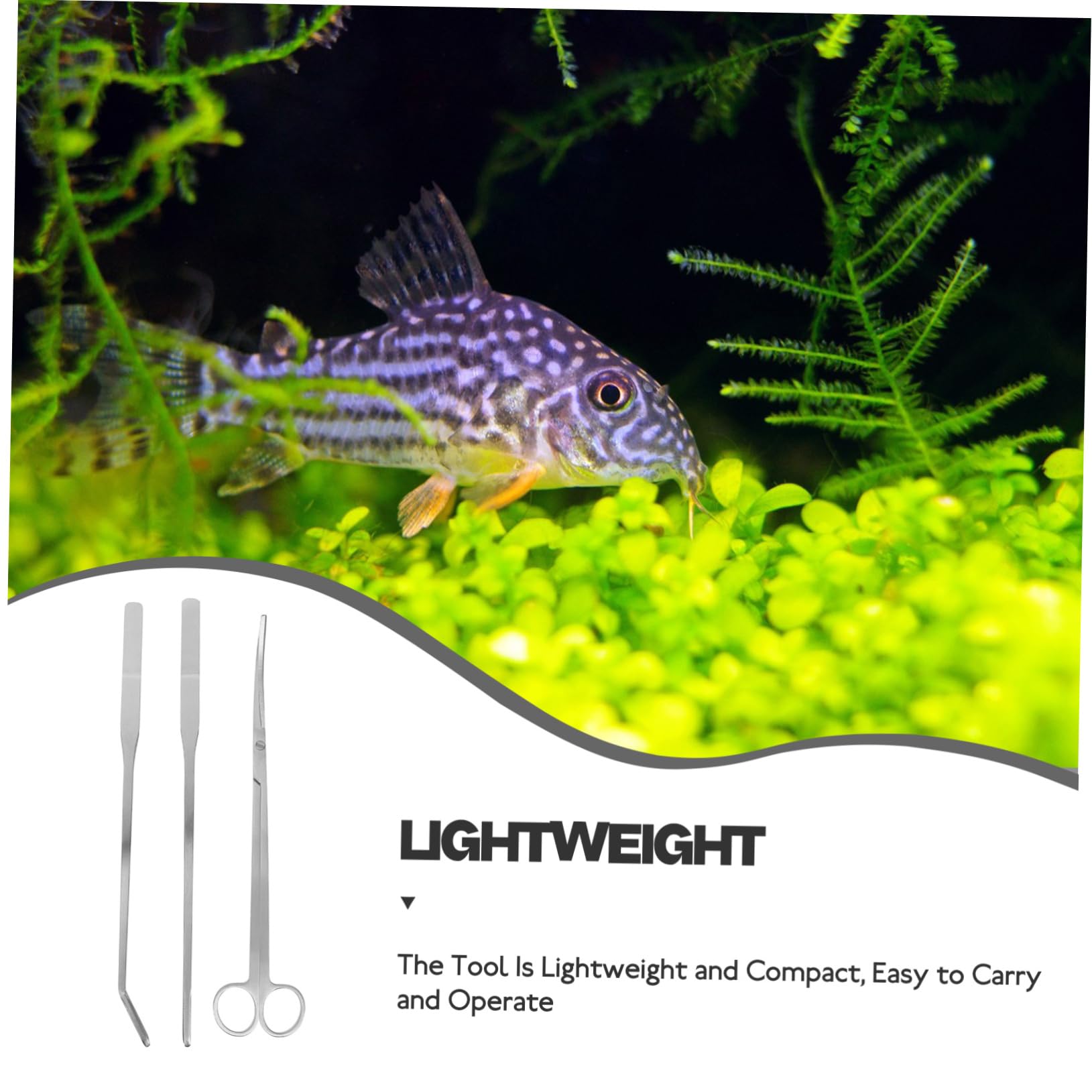 4 Ensembles Kit de Outils de Taillage pour Plantes de Outils Inoxydable pour Aquarium Pince à Épiler Ciseaux Spatule Accessoires pour Aquascaping Entretien de Réservoirs