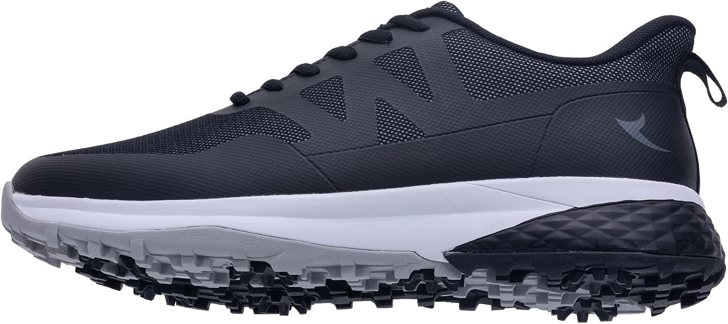 Men's Golf Shoes Spiked Waterproof Lightweight Non-Slip Golf Sneakers US 7-12