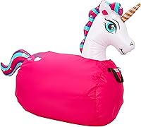 Vista 17 de WADDLE - Juguete hinchable para saltar, animal para botar, Hip Hopper, para perros, edades de 2 años en adelante, soporta hasta 85 libras