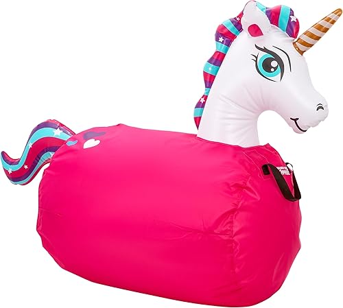 Miniatura 8 de WADDLE Hip Hopper - Juguete hinchable para botar, animal unicornio, para edades de 2 años en adelante, soporta hasta 85 libras